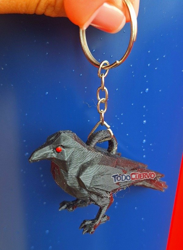 Producto - LLAVERO CUERVO NEGRO 3D - CHICO