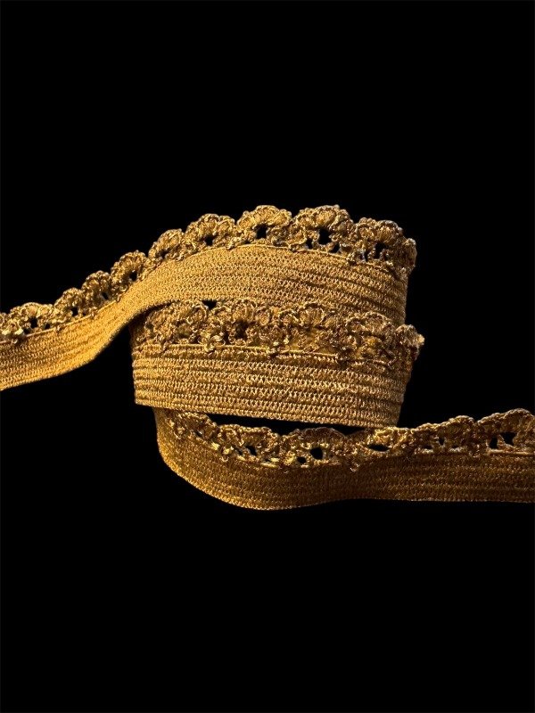 Producto - Picot Coronita Marrón 12 mm  (1 metro)