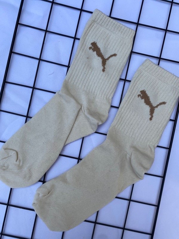 Producto - Medias 3/4, puma cremita con beige