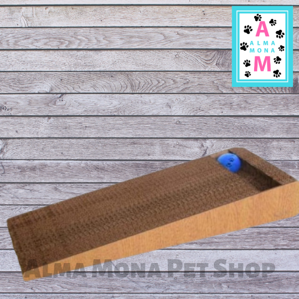 Producto - RASCADOR RAMPA CON PELOTA POOPY PET