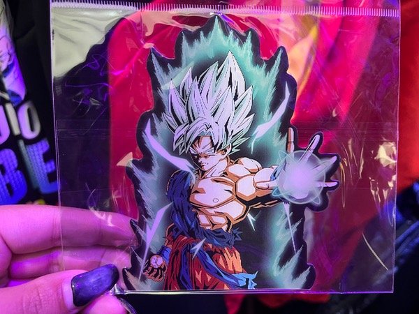 Producto - Sticker 3D DBZ Goku