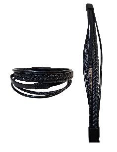 Producto - Pulsera imantada trenzada negra