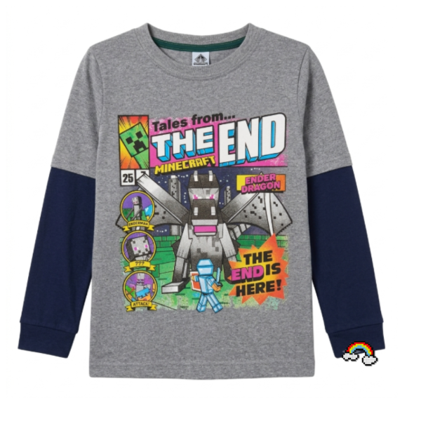 Producto - REMERA MANGA LARGA INFANTIL MINECRAFT THE END T.8