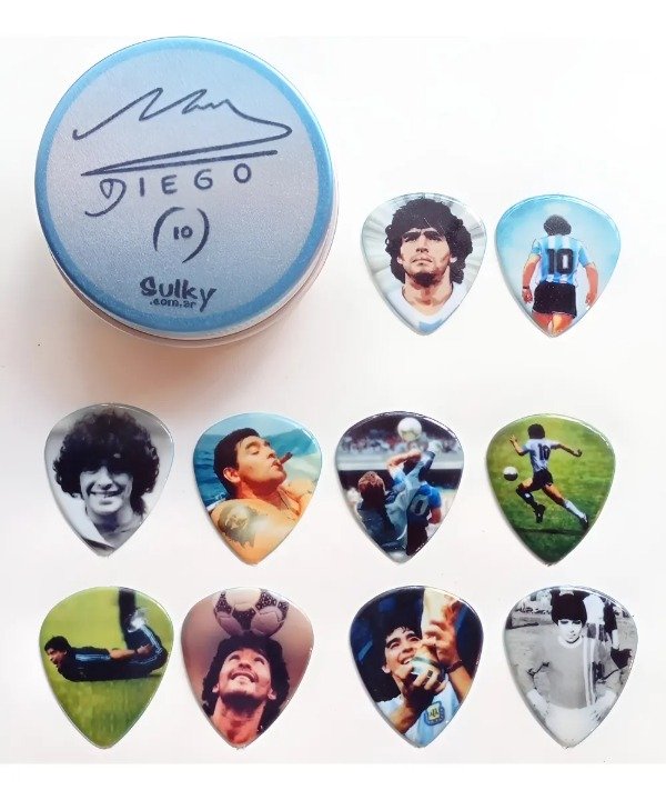 Producto - Mini pack de púas originales Sulky - MARADONA - Estuche de regalo