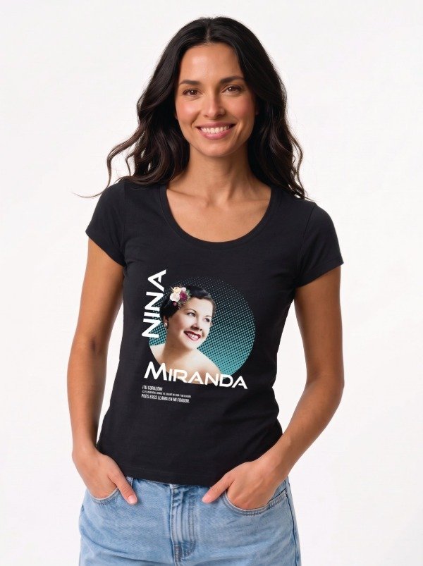 Producto - Remera Nina Miranda - Negra - 5