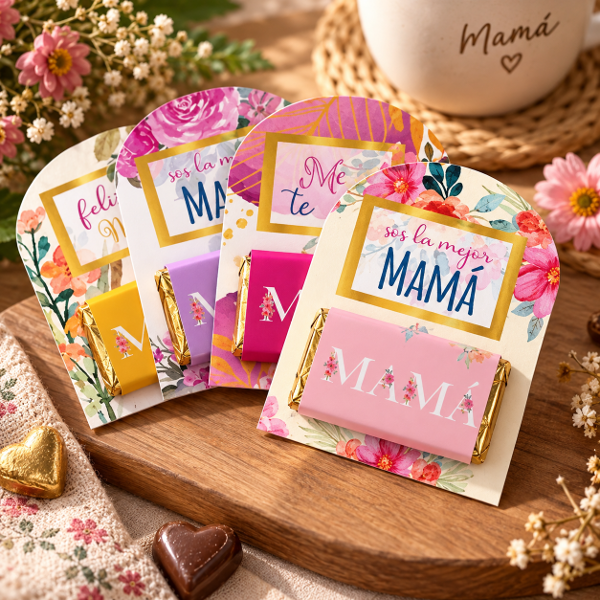 Producto - Porta chocolates con mensajes Día del la Madre - 0