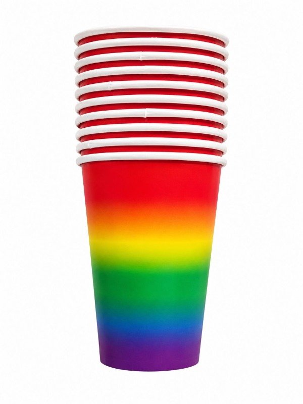 Producto - VASO MULTICOLOR X 10