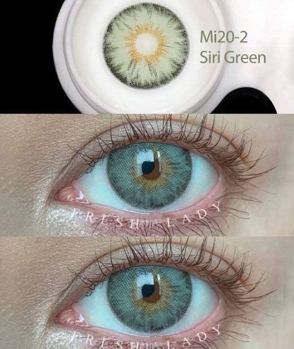 Producto - Pupilentes naturales Siri Green FRESHLADY