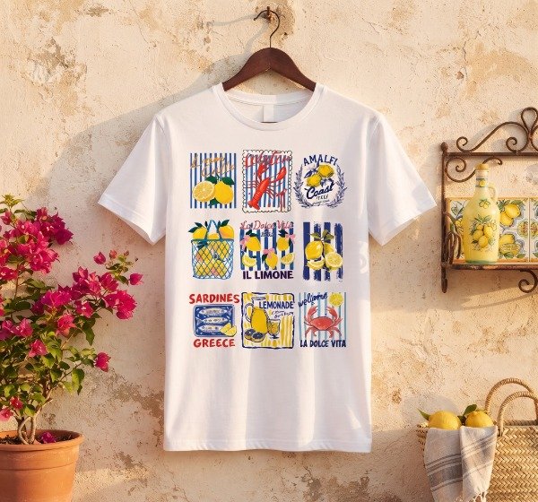 Producto - Remera Spum Unisex Italia Amalfi