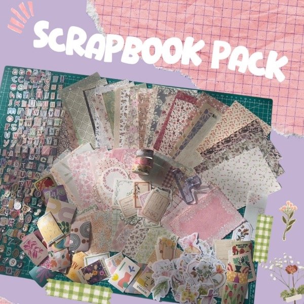 Producto - Scrapbook pack SIN PLANCHA DE LETRAS 164 piezas