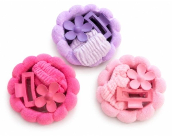 Producto - SET DE VINCHA + MUÑEQUERAS + HEBILLAS