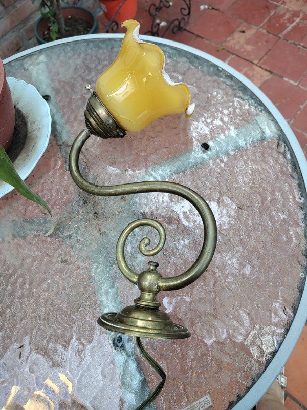 Producto - Aplique de bronce con tulipa