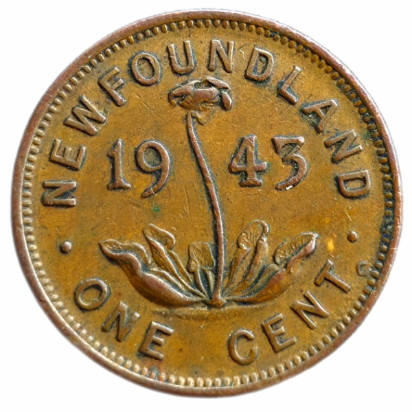 Producto - Terranova 1 Cent 1943 Jorge V (II Guerra) Km#18 VF+