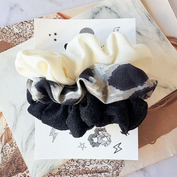 Producto - Set x 3 Scrunchies Grey