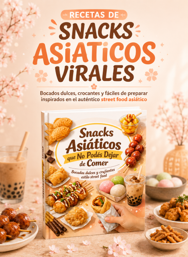 Producto - RECETARIO - SNACKS STREET FOOD ASIÁTICO