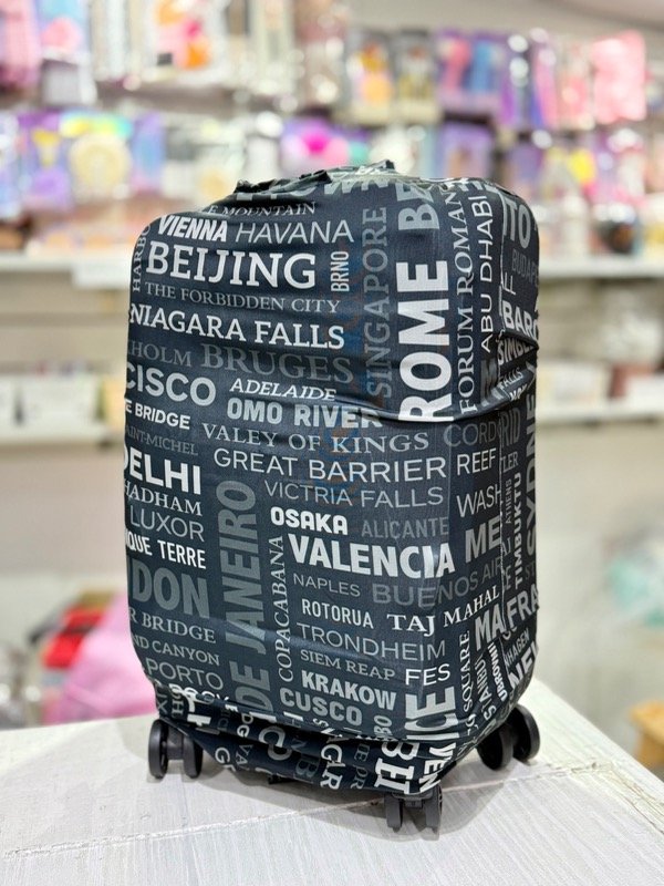 Producto - Funda de valija cities negro art2747