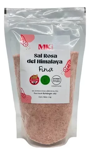 Producto - Sal Rosada Del Himalaya GRUESA (Env. DoyPack) MK Foods 1Kg