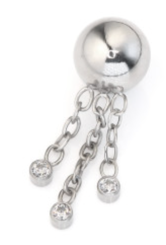 Producto - Labret ball cz colgantes
