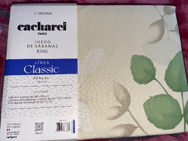 Producto - Sábanas cacharel KING - 3