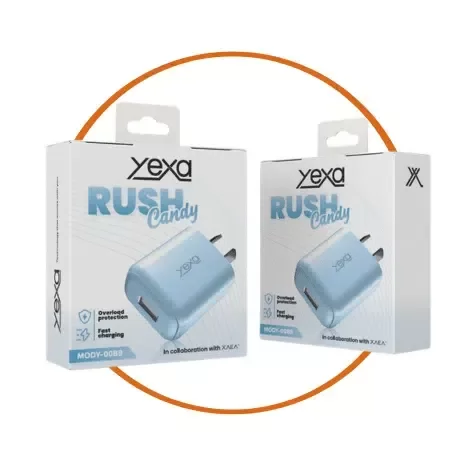 Producto - Cargador Only Rush Candy -sin cable- colores Pastel - 2