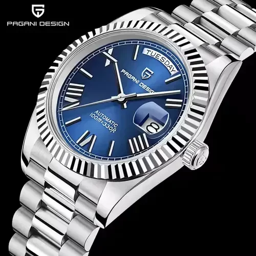 Producto - Reloj PAGANI DESIGN 1783 (DAY DATE AZUL)