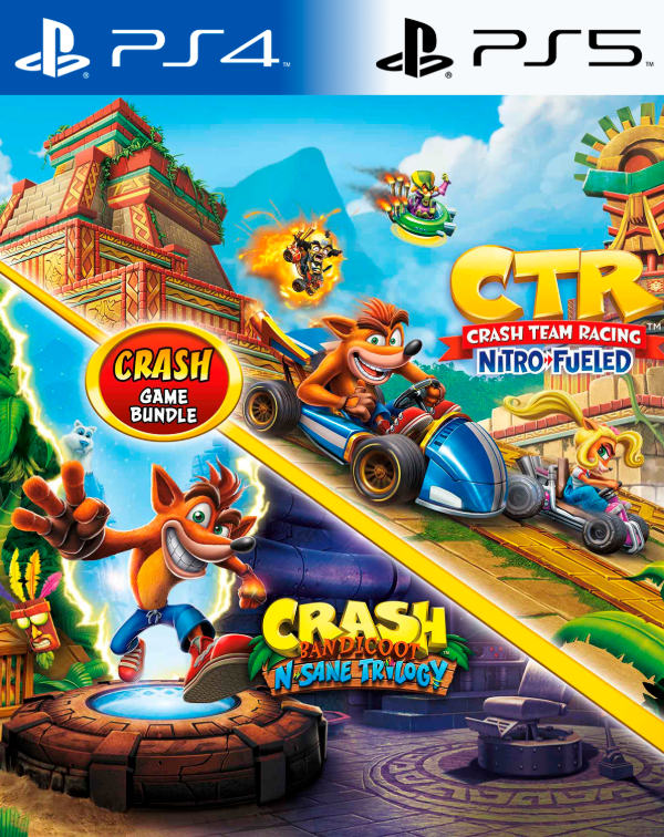 Producto - Lote Crash Bandicoot N'Sane + Nitro Fueled