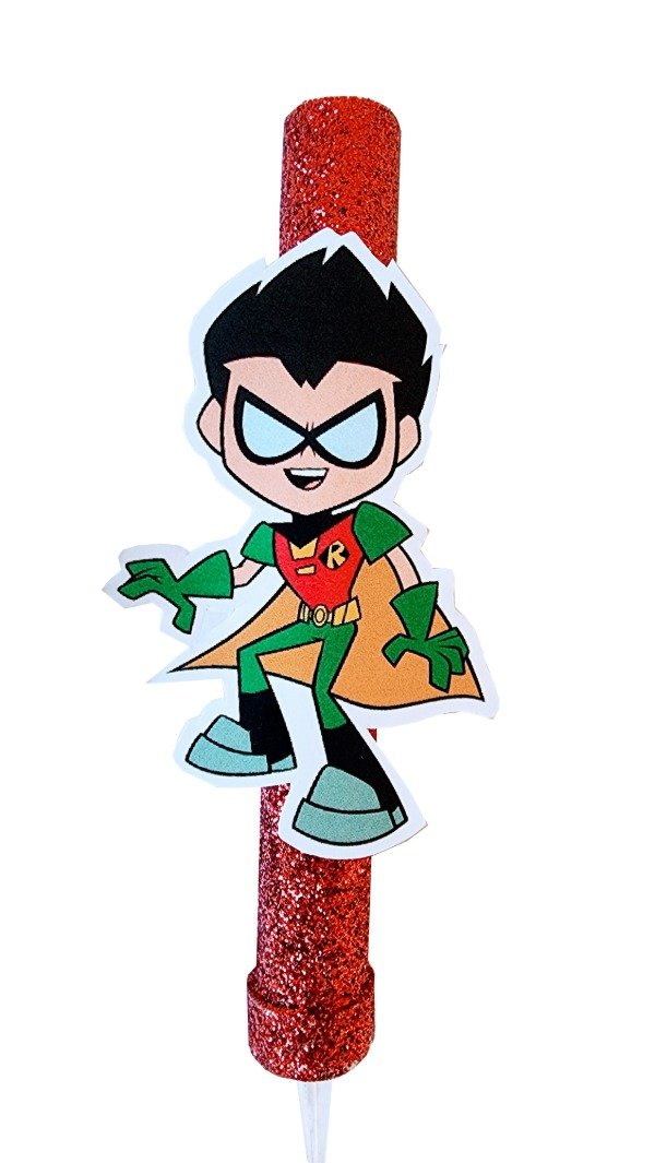 Producto - Teen Titans Vela Cumpleaños Tipo Bengala x 1 unidad - 0