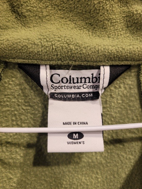Producto - Polar COLUMBIA verde y negro cierre co pleto Talle M - PRECIO: 85X - 3