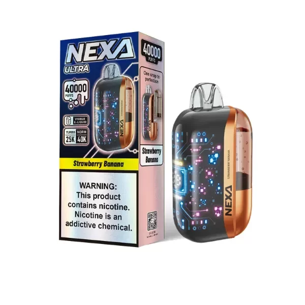 Producto - (POD DESCARTABLE) NEXA 40K ULTRA - STRAWBERRY BANANA