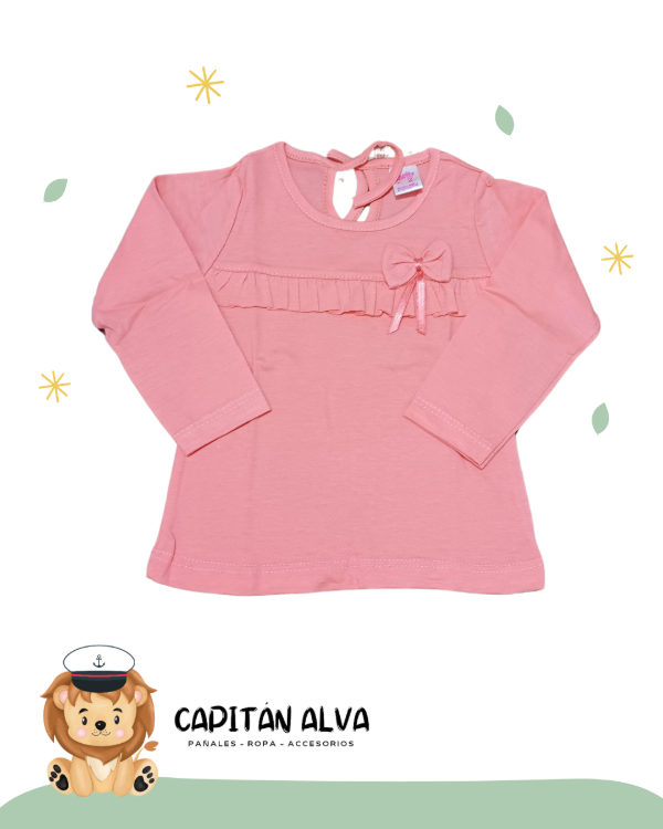 Producto - Remera Moño - talles 2 al 4