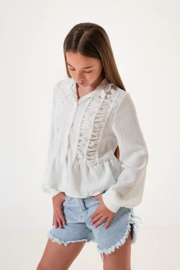 Producto - Camisa puntilla