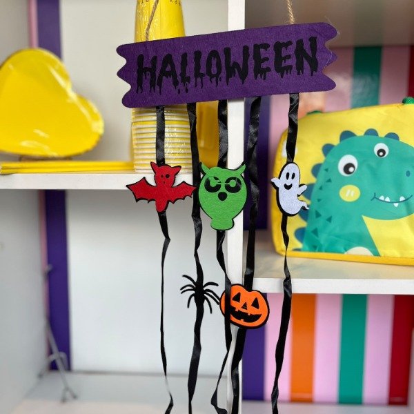 Producto - Colgante para puerta halloween pañolenci 20x50