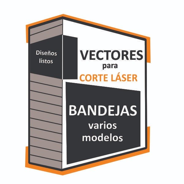 Producto - Vectores Bandejas varias para Corte Láser