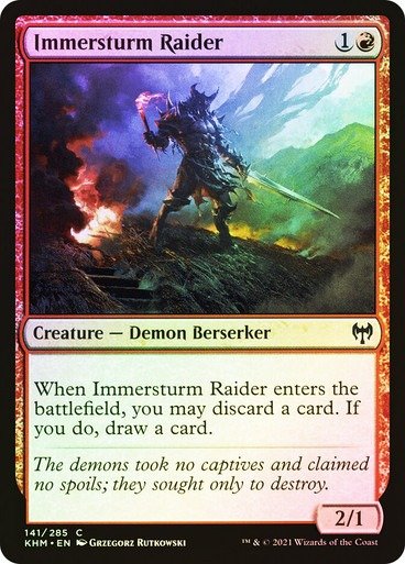 Producto - Immersturm Raider Foil  Kaldheim