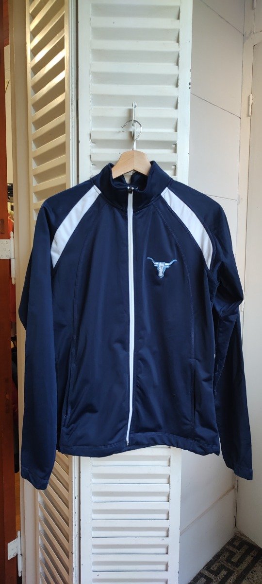 Producto - Campera Rompevientos, azul Básquet, talle L