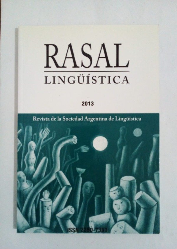 Producto - Rasal lingüística 2013 - Sociedad Argentina de Lingüística