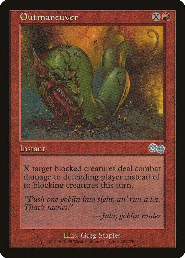 Producto - Outmaneuver  Urza's Saga