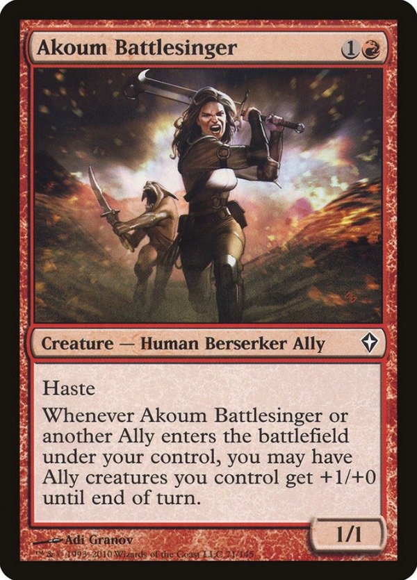 Producto - Akoum Battlesinger  Worldwake