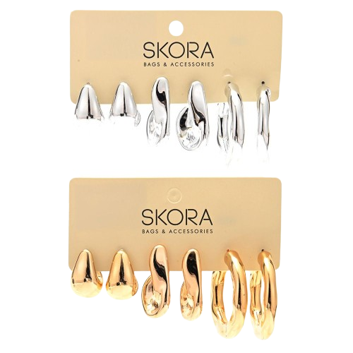 Producto - Set de Aros Argolla x3u 44478
