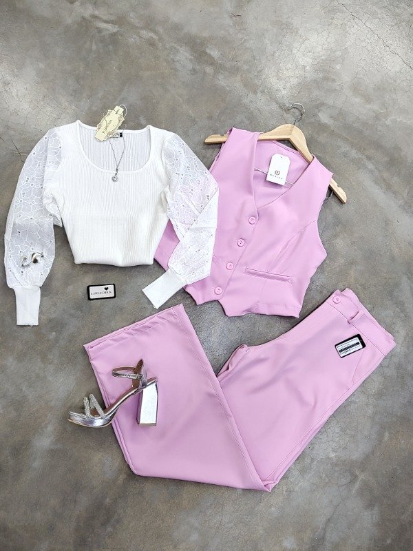 Producto - Conjunto Sastrero rosa