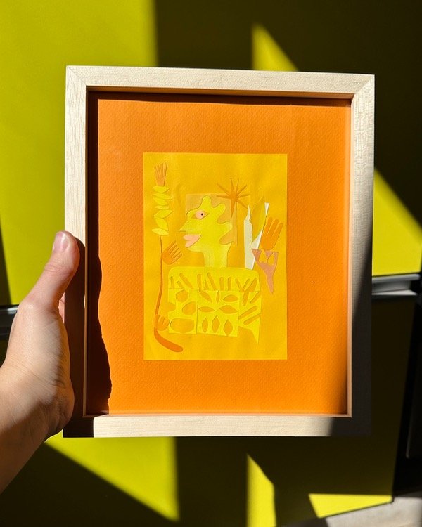 Producto - Collage Amarilla - Enmarcado