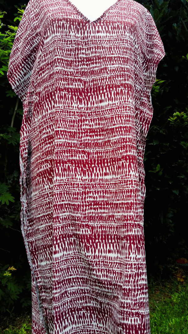 Producto - Kaftan Surx. Túnica En Seda Estampada. Talle L