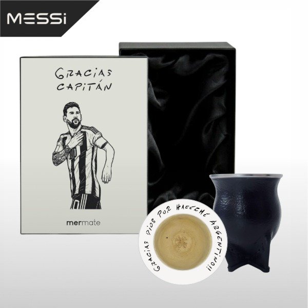 Producto - BOX MATE CON BOMBILLA Y CAJA DE PRESENTACIÓN EXCLUSIVO MESSI A PUÑO Y LETRA - 3