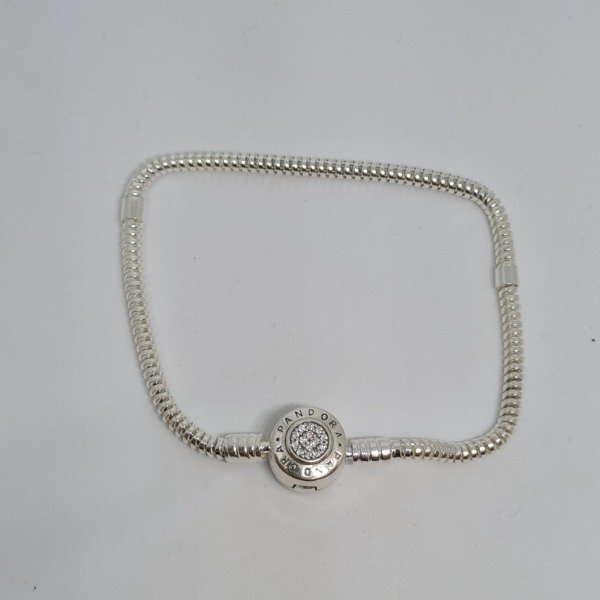 Producto - Pulsera pandora 18cm redondo cubic