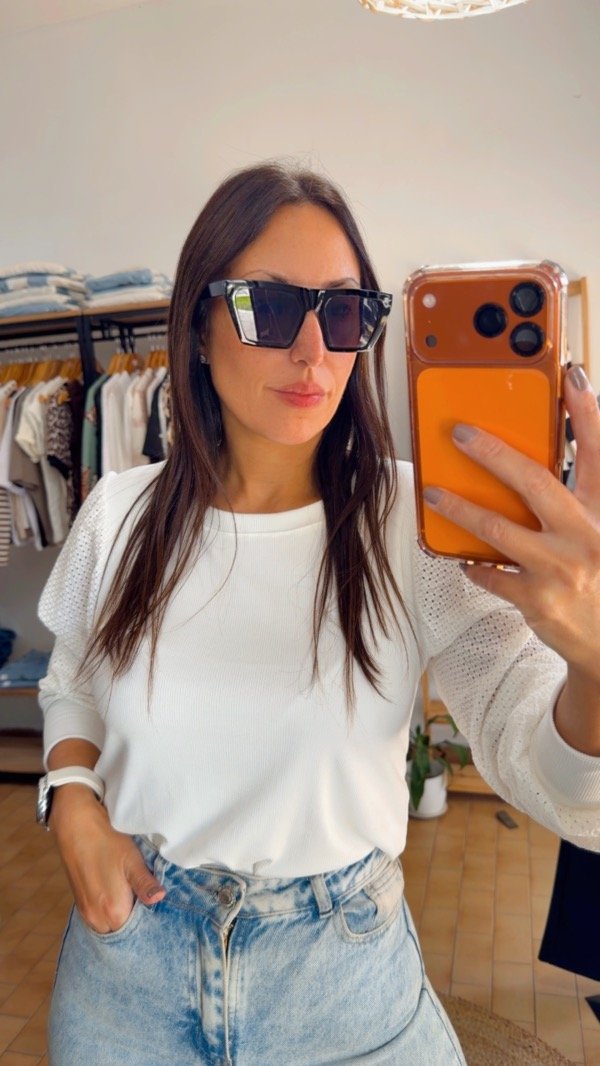 Producto - Blusa Broderie Blanca 1