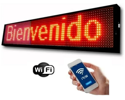 Producto - Cartel Led Programable Movimiento Dinamico Wifi
