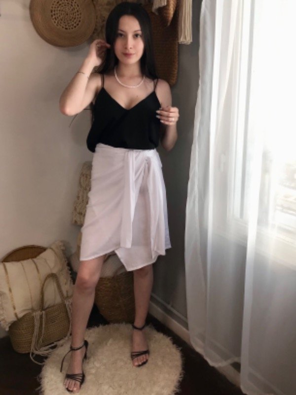 Producto - Falda pirita Blanca