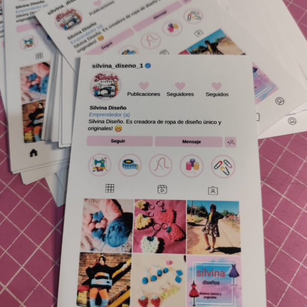 Producto - 100 Tarjetas Estilo Feed de Instagram. (9x6cm) - 4