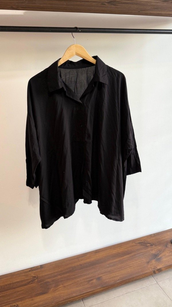 Producto - Camisa Gaia Lino black