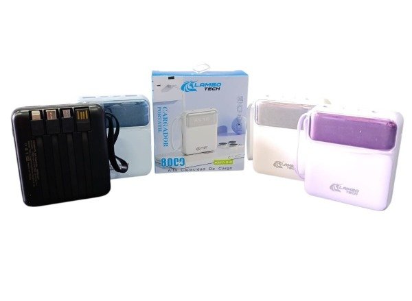 Producto - Power Bank 8.000 mAh Lambo Tech 4 en 1 PL85